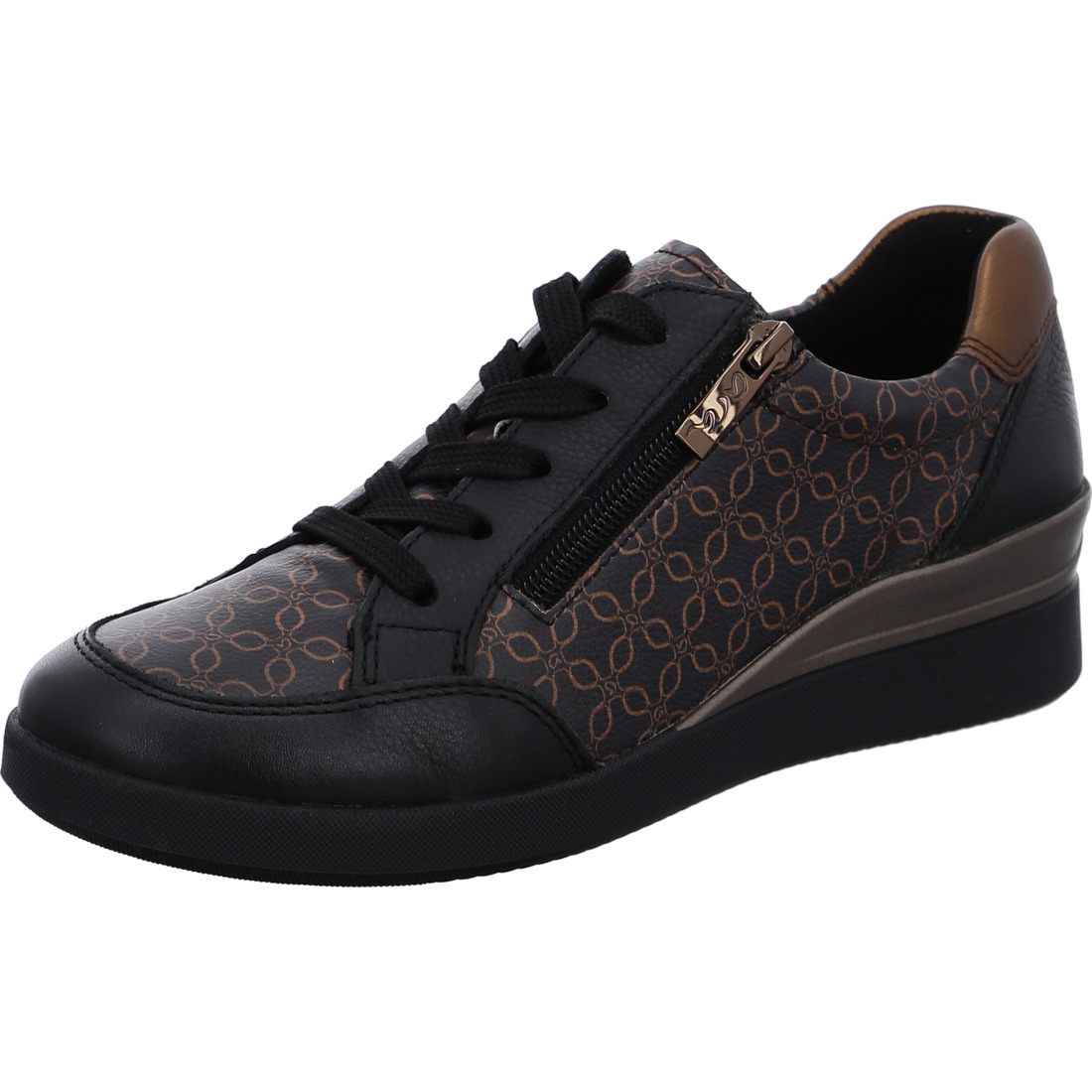 HighSoft*Ara Shoes HighSoft Baskets Lazio noir moro